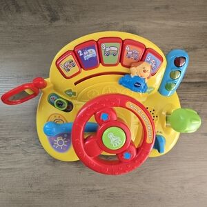 VTech Turn And Learn Driver Toy Baby Toddler Age 6-36 Months